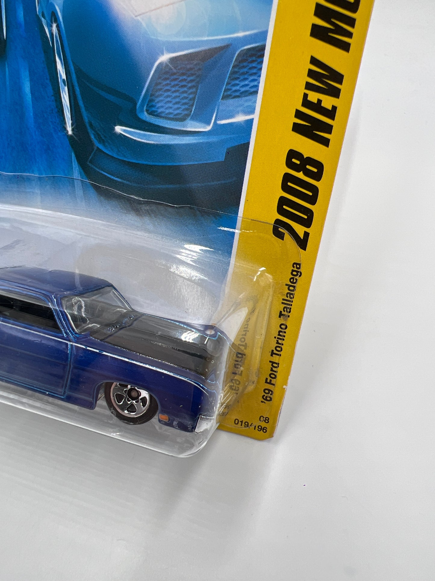 2008 Hot Wheels New Models #19 69 Ford Torino Talladega Blue 20D