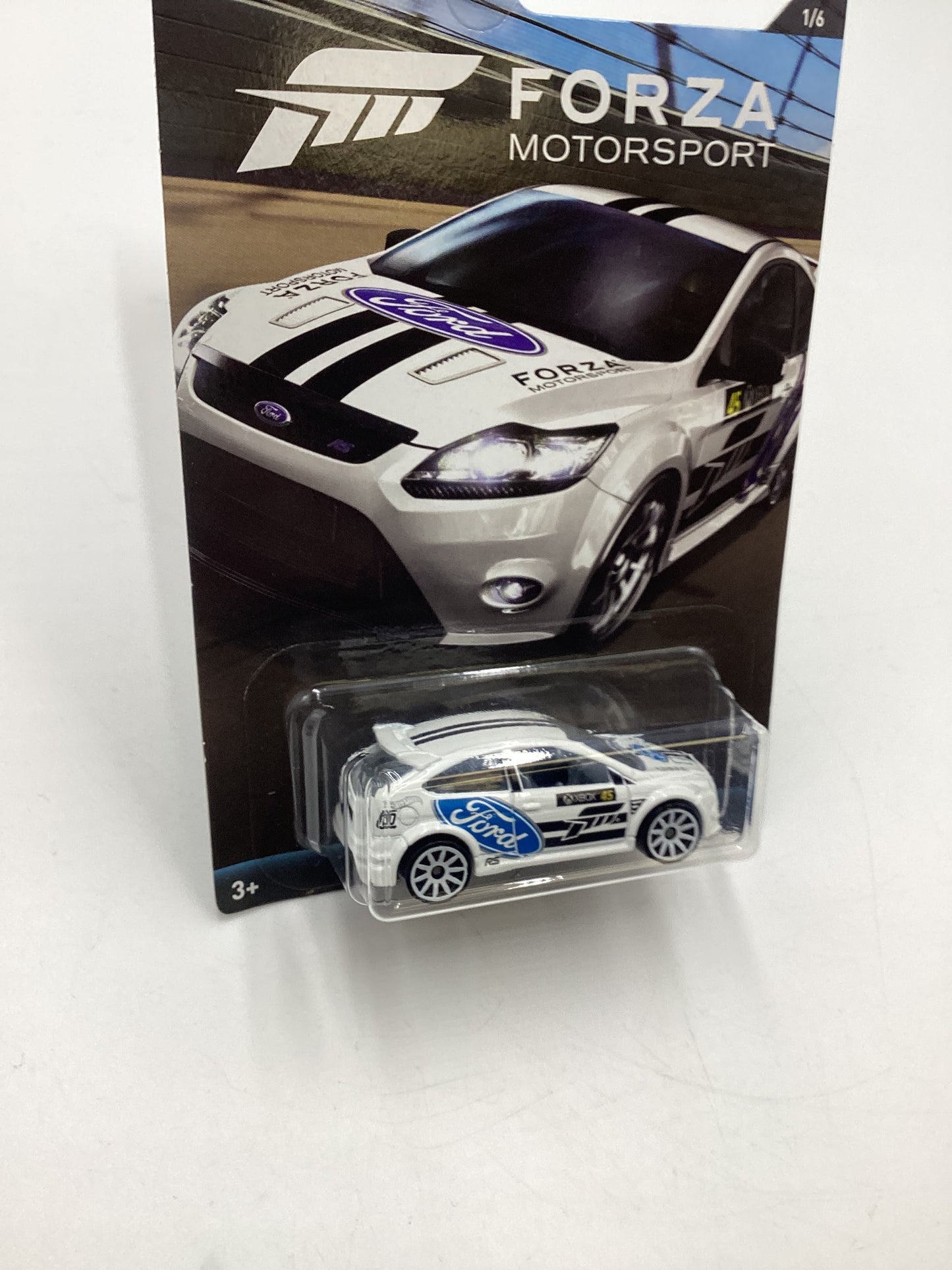 2017 Hot Wheels Forza Motorsport 09 Ford Focus RS White