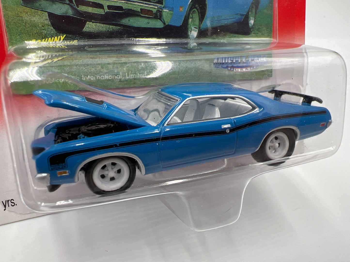 Johnny Lightning White Lightning Chase Muscle Cars U.S.A. 1971 Cyclone Spoiler Blue