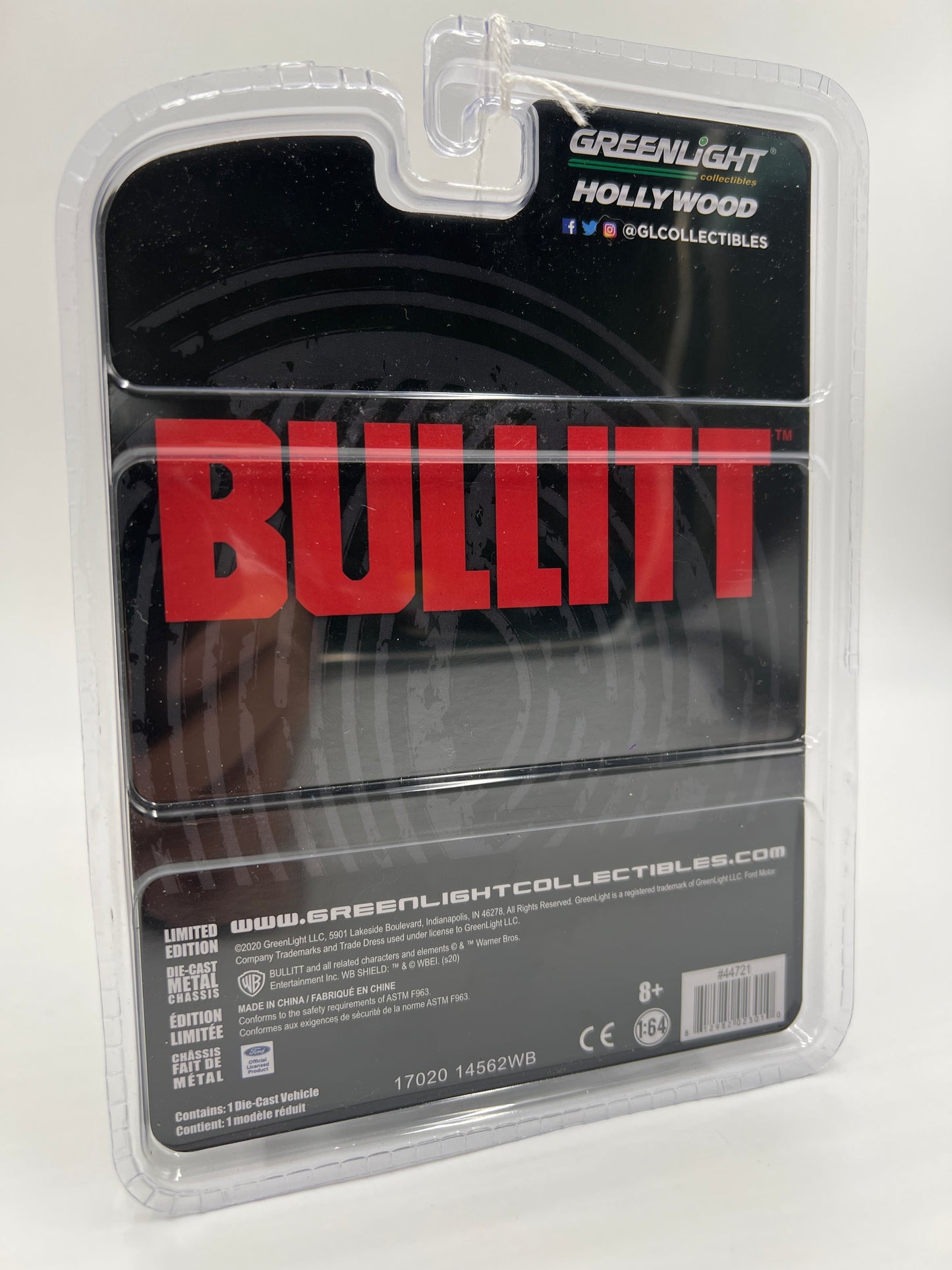 Greenlight Hollywood Bullitt Rare Package CHASE 1968 Ford Mustang GT Green