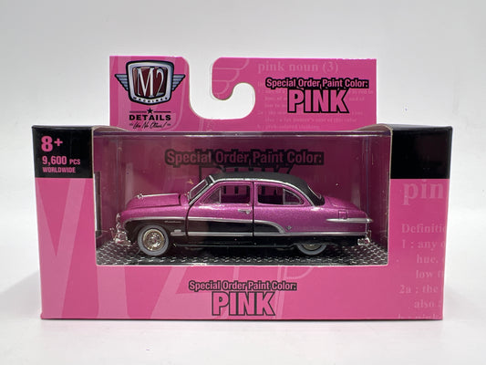 M2 Machines Walmart Exclusive Special Order Paint Color 1951 Ford Crestliner Pink S110