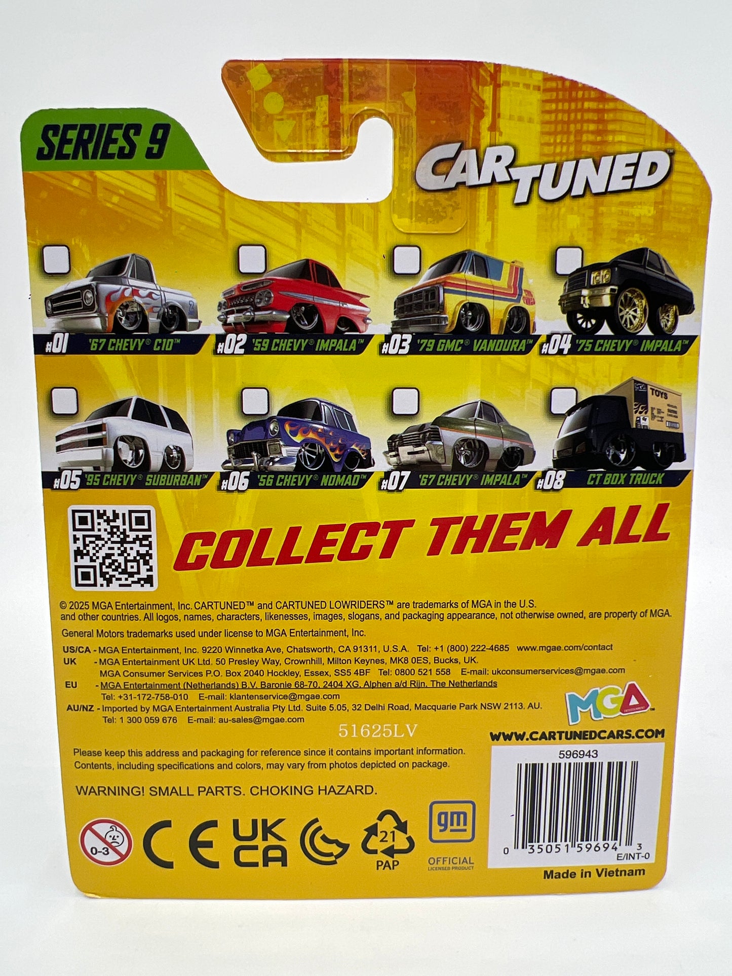 MGA Car Tuned Series 9 #1 67 Chevy C10 Silver 178A