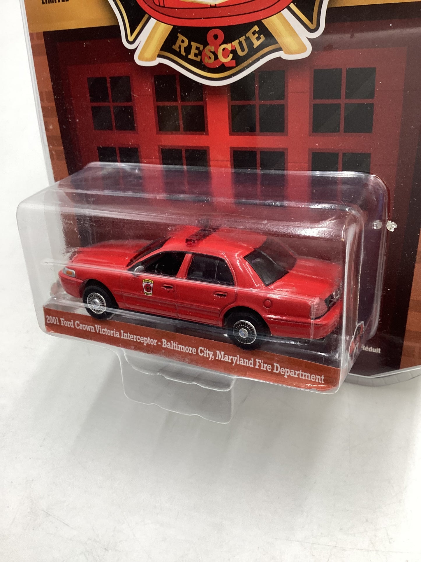 Greenlight Fire and Rescue Series 2 2001 Ford Crown Victoria Interceptor Baltimore City Fire Department 177F