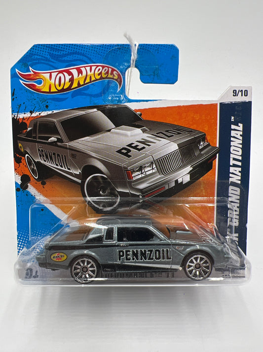 2011 Hot Wheels Short Card Performance #139 Buick Grand National Gray Pennzoil