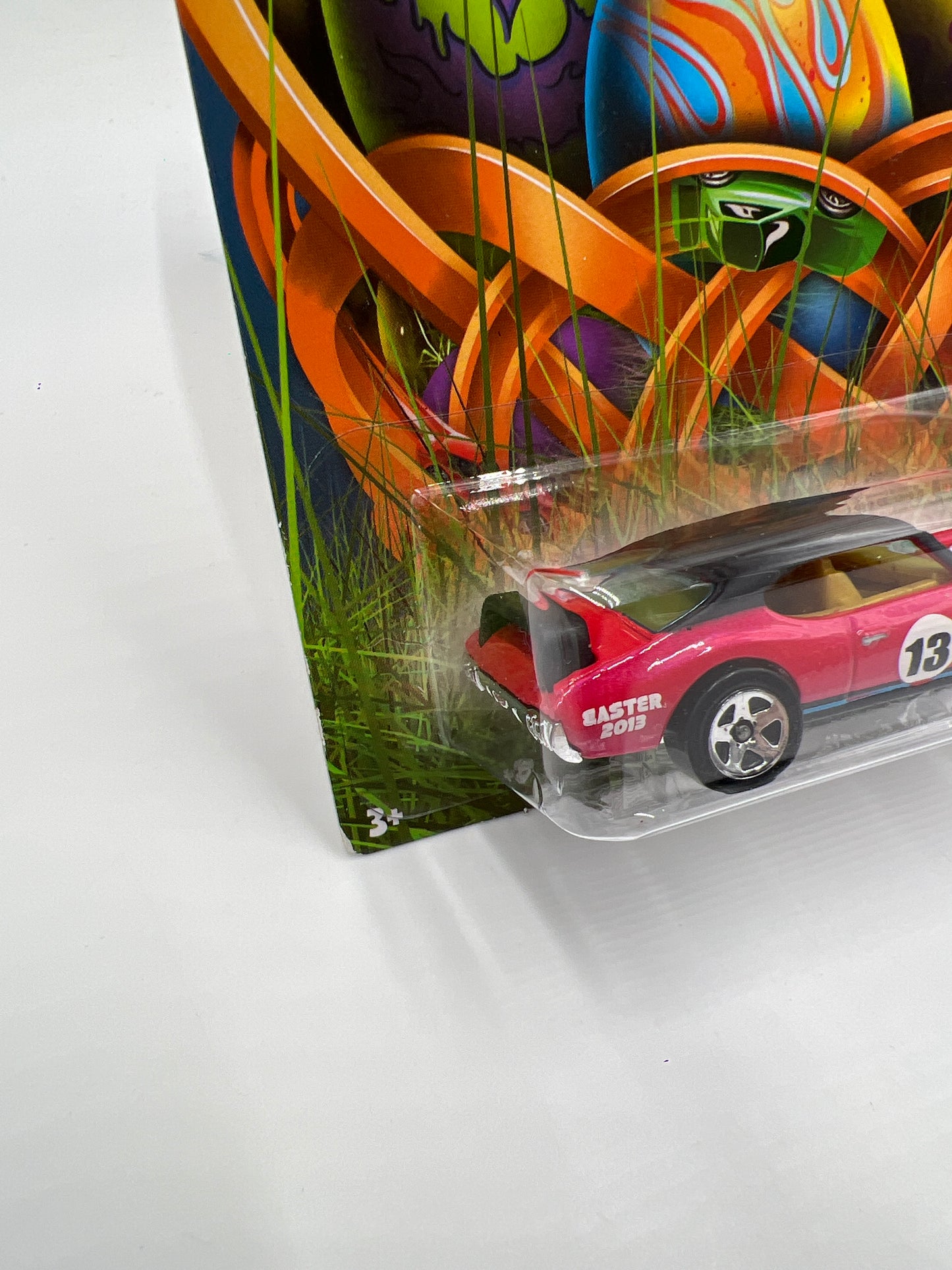 2013 Hot Wheels Easter Series #1 Olds 442 Pink W/Protector