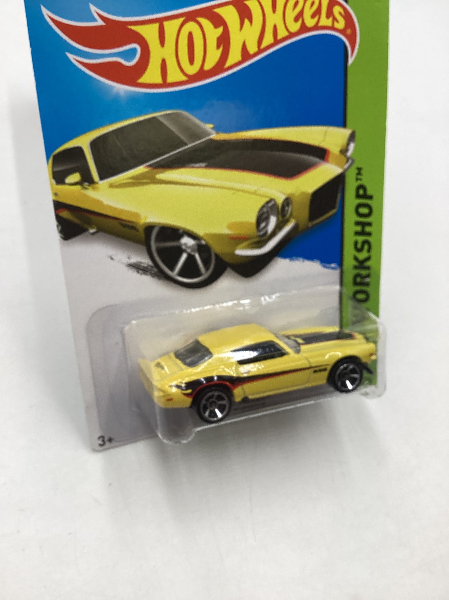2014 Hot Wheels #231 Yellow 70 Camaro 2H