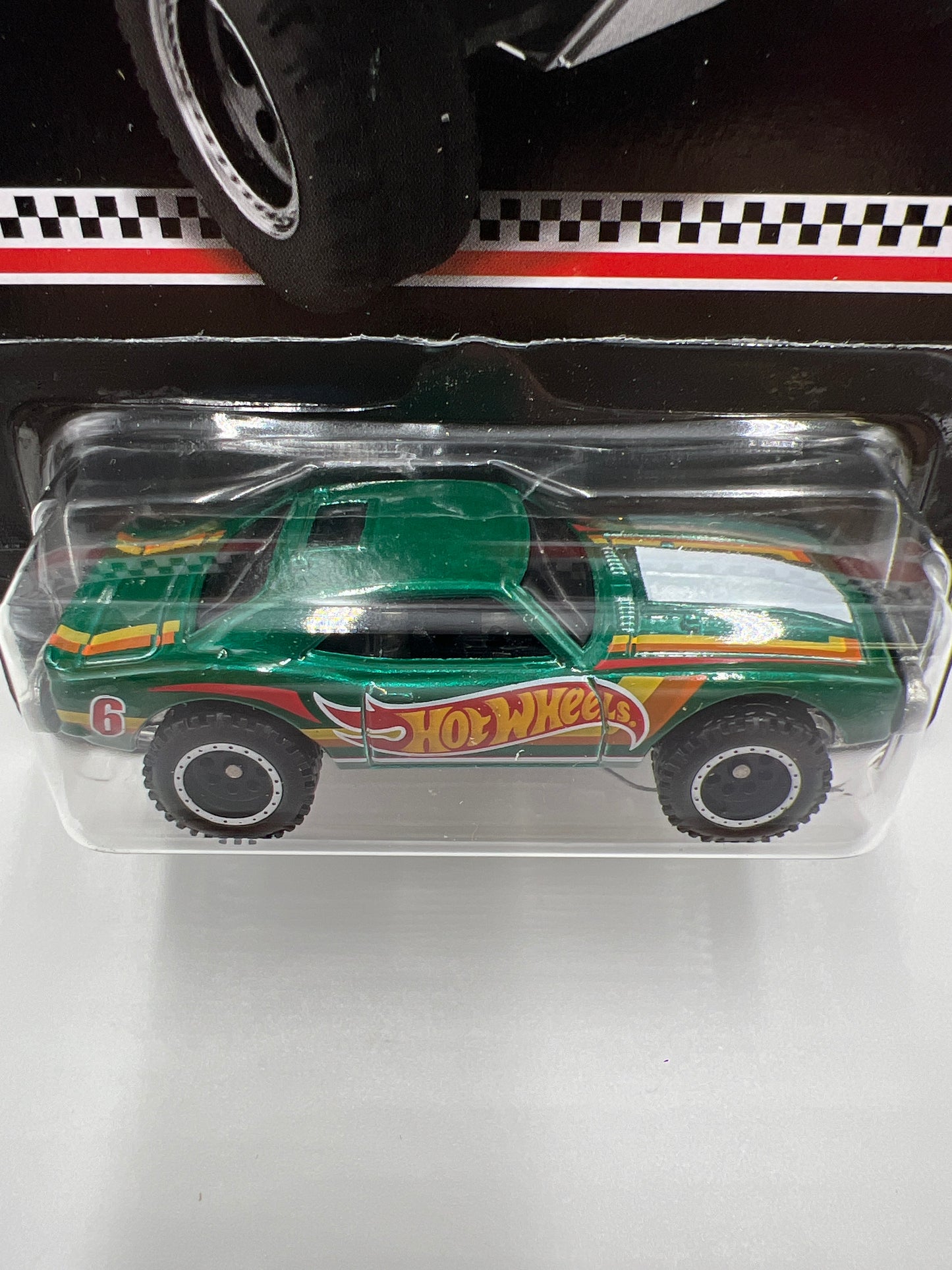 2021 Hot Wheels Collectors Edition Mail in #6 67 Off Road Camaro Green W/Protector