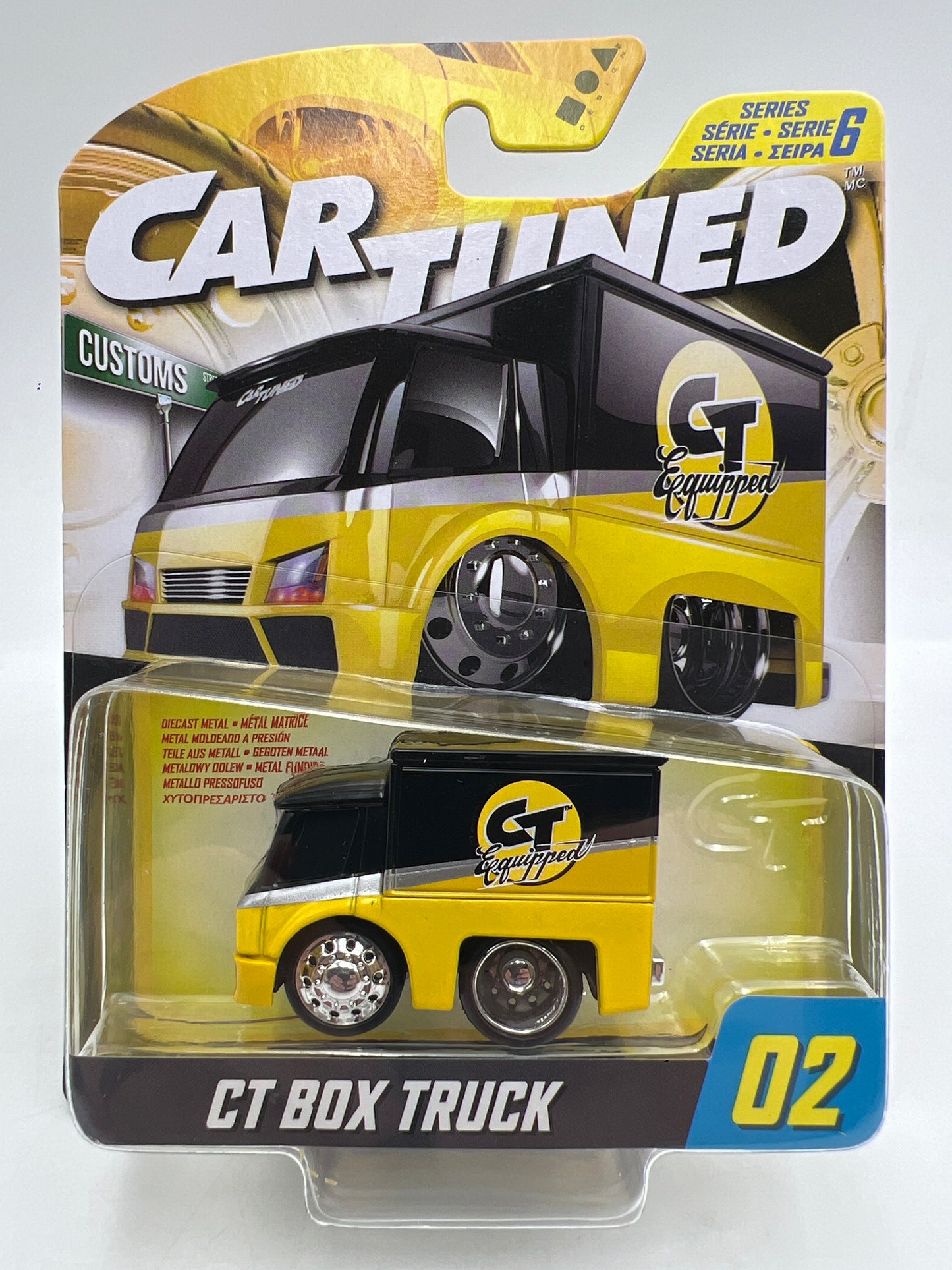 MGA Car Tuned Hobby Exclusive Series 6 #2 CT Box Truck Black/Yellow