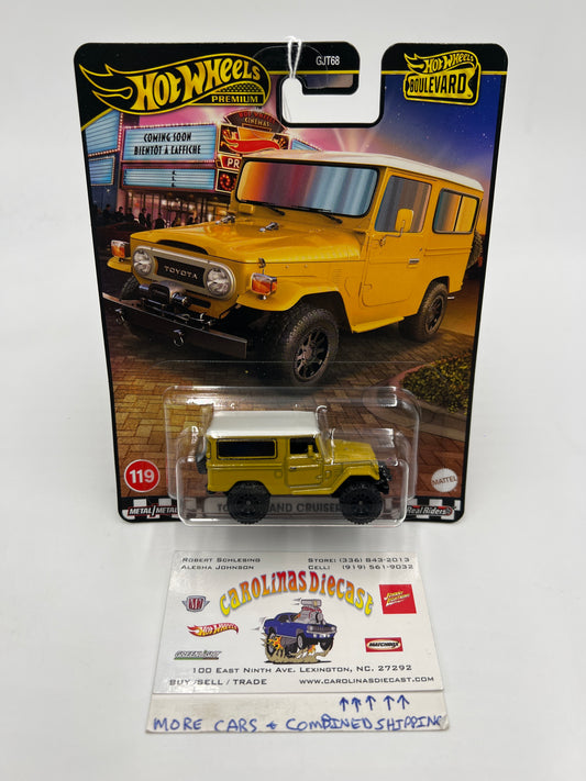 2025 Hot Wheels Premium Boulevard #119 Toyota Land Cruiser FJ43 Yellow 264H