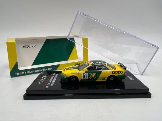 Inno64 1/64 Toyota Corona EXIV #51 Object T Trampio Zippo JTCC 1995 Green/Yellow