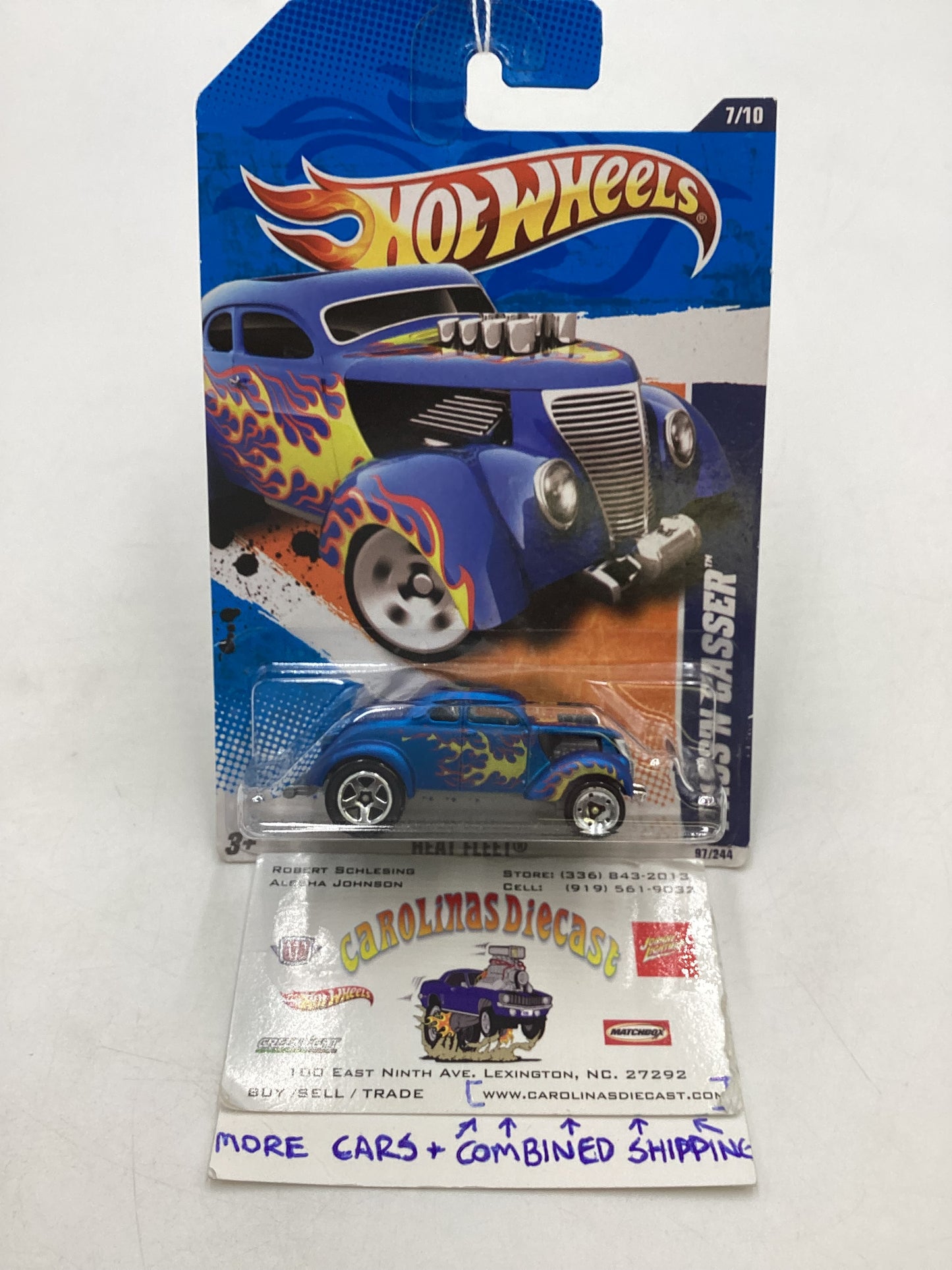 2011 Hot wheels #097 Pass N Gasser Blue 40D