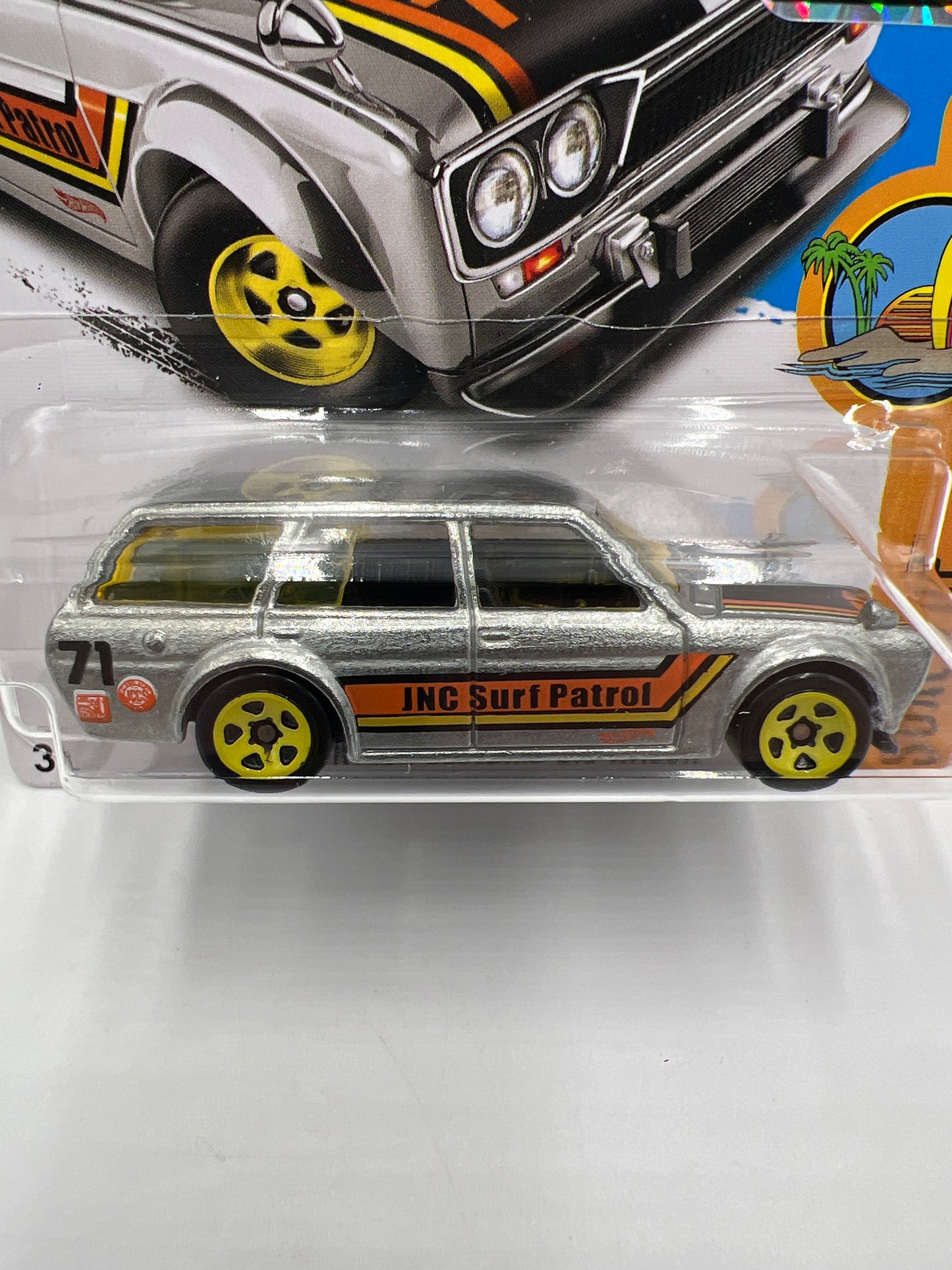 2017 Hot Wheels Walmart Exclusive Zamac 014 Factory Sealed 71 Datsun Bluebird 510 Wagon W/Protector