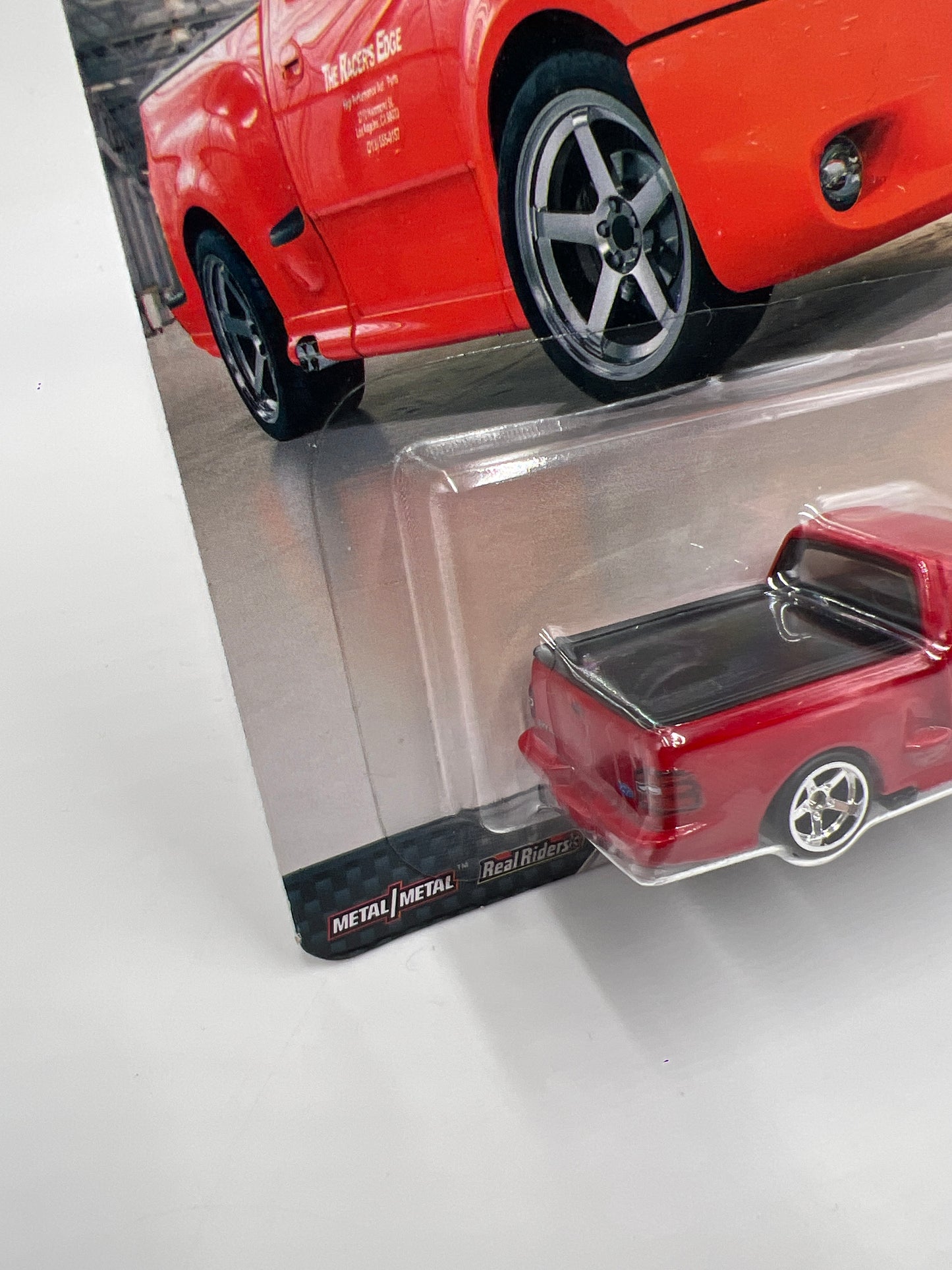 Hot Wheels Premium Fast & Furious Fast #1 99 Ford F-150 SVT Lightning Red W/Protector 1