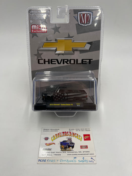 M2 Machines Mijo Exclusives 1973 Chevrolet Custom Deluxe 10 Black/Gray MJS27