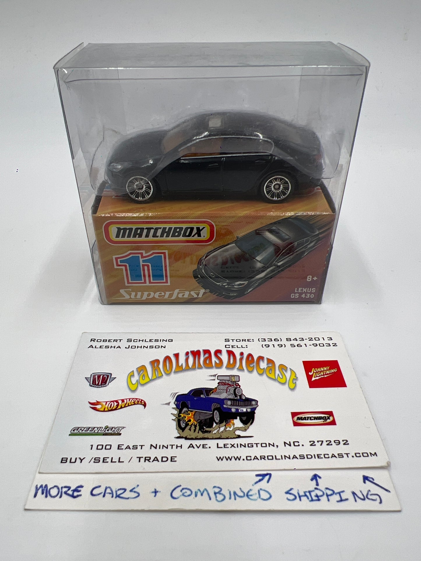 Matchbox Superfast #11 Lexus GS 430 Black