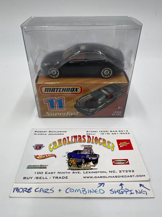 Matchbox Superfast #11 Lexus GS 430 Black