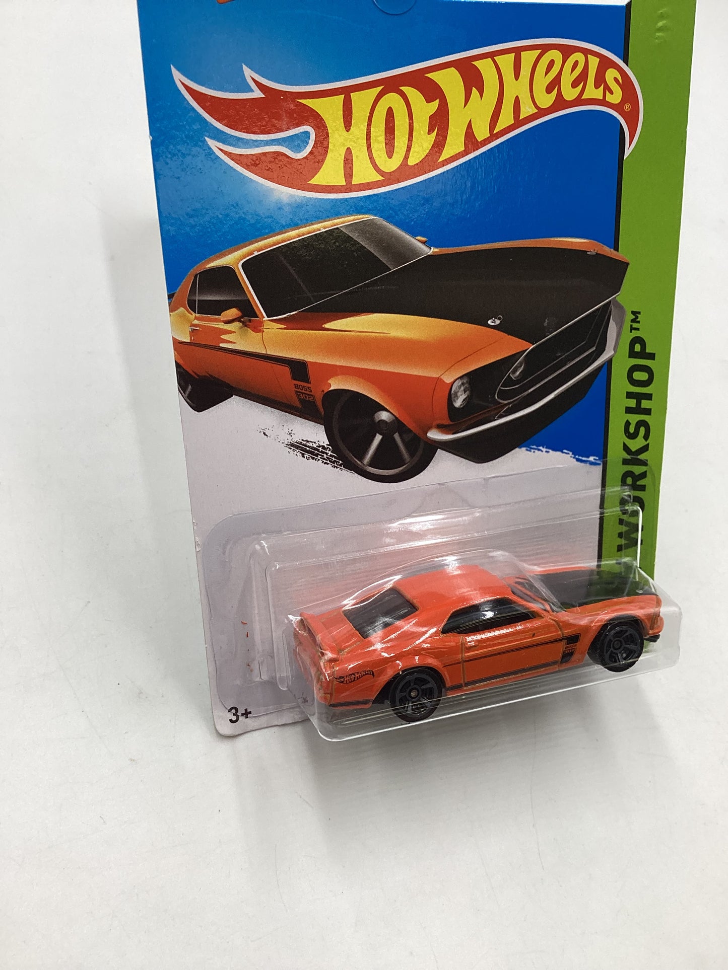 2015 Hot Wheels Workshop #195 69 Ford Mustang Boss 302 24H