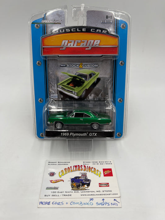 Greenlight Muscle Car Garage Series 7 CHASE 1969 Plymouth GTX Green