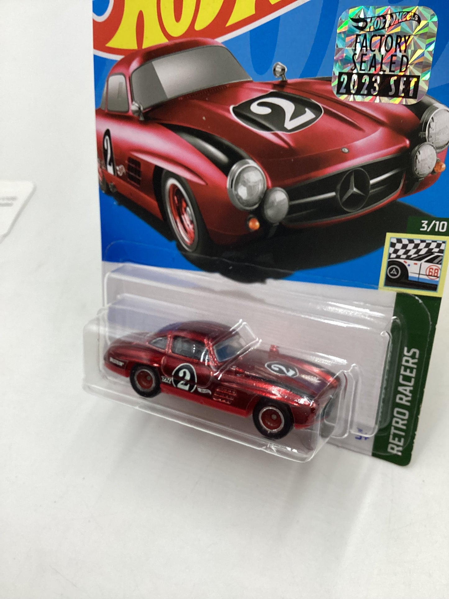 2023 Hot Wheels Super treasure hunt 1/1250 Mercedes-Benz 300 SL Factory Sealed W/ Protector