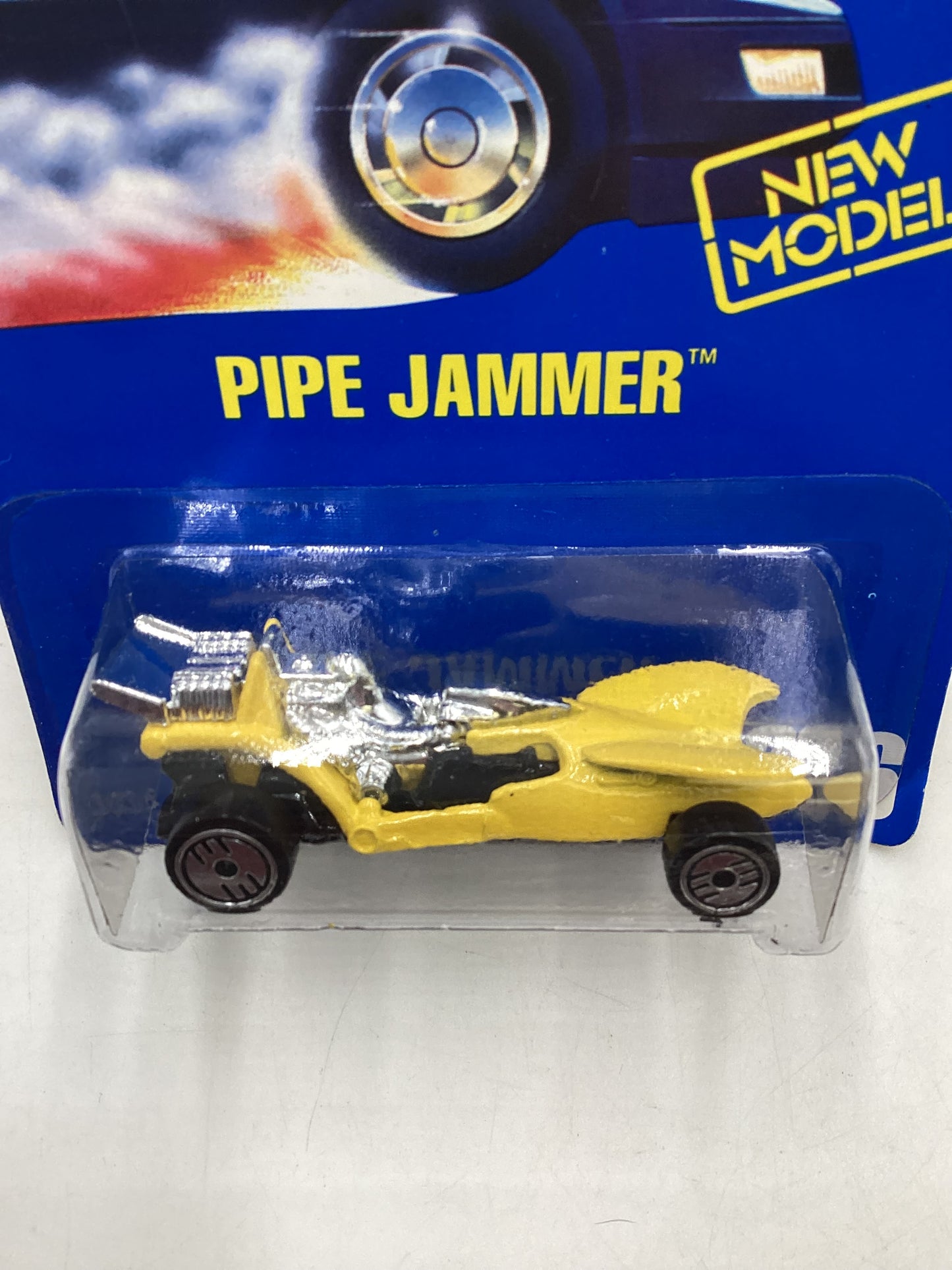 Hot Wheels Blue Card Collector No. 206 Pipe Jammer UH Chrome Wheels 238H