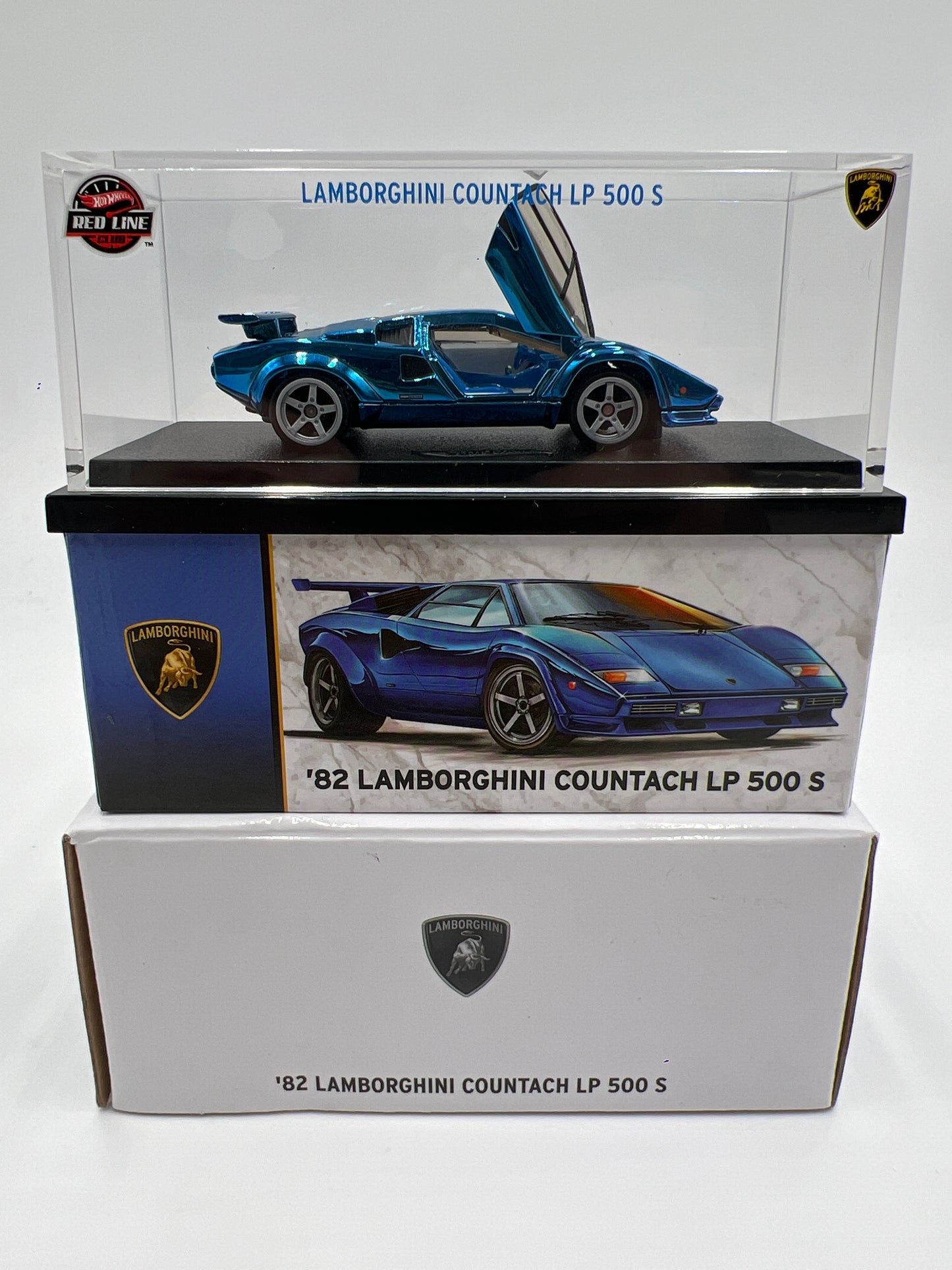 2022 Hot Wheels RLC sELECTIONs 82 Lamborghini Countach LP 500 S Blue