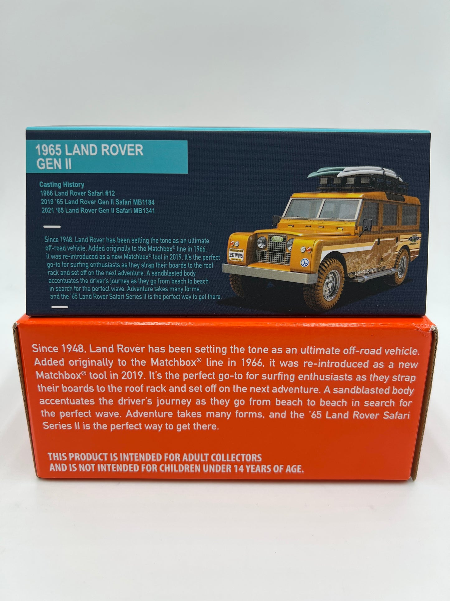 Matchbox RLC Mattel Creations 1965 Land Rover Gen II Yellow