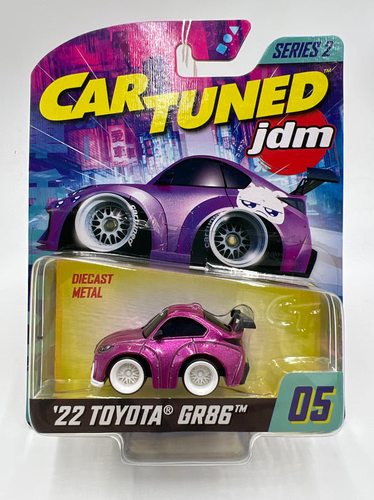 2025 MGA Car Tuned JDM Series 2 #5 22 Toyota GR86 Pink 178N