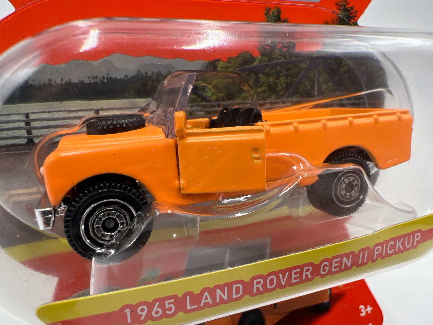 Matchbox Moving Parts #47 1965 Land Rover Gen II Pickup Orange 167o