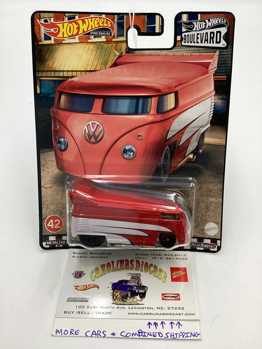 Hot Wheels Boulevard #42 Volkswagen Drag Bus Red/White 265D