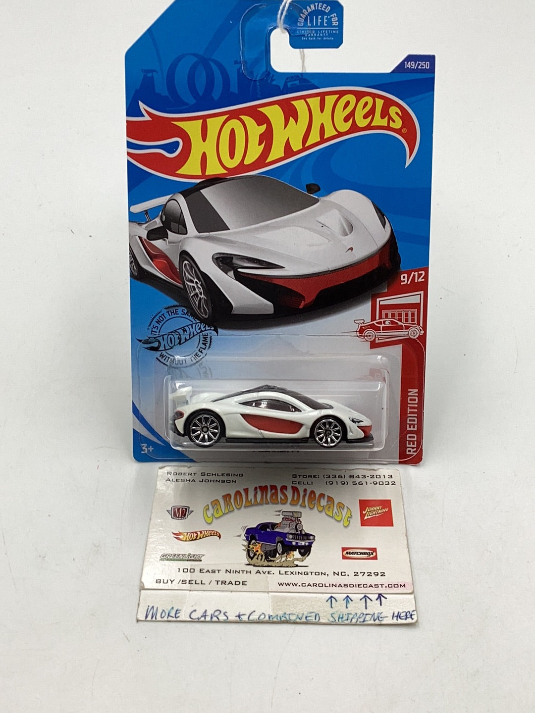 hot wheels red edition #149 mclaren P1 KK4