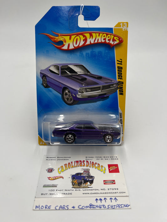 2009 Hot Wheels New Models #13 71 Dodge Demon Purple 50E