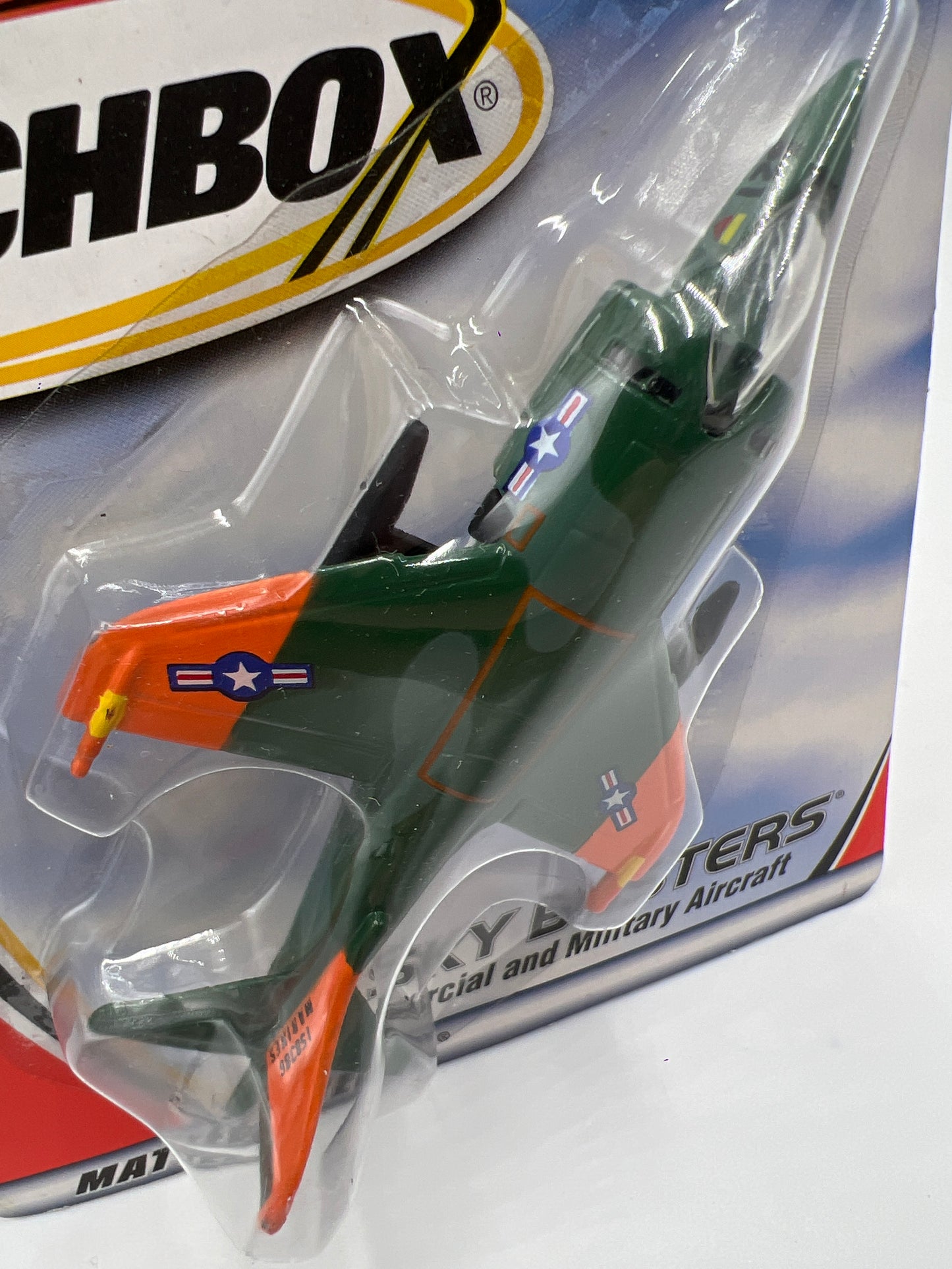 Matchbox Sky Busters Harrier Jet Marines Green UU1