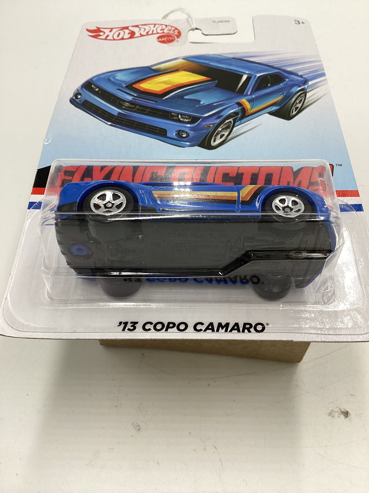 Hot Wheels Target Exclusive Flying Customs 13 Copo Camaro Blue Card Not Perfect