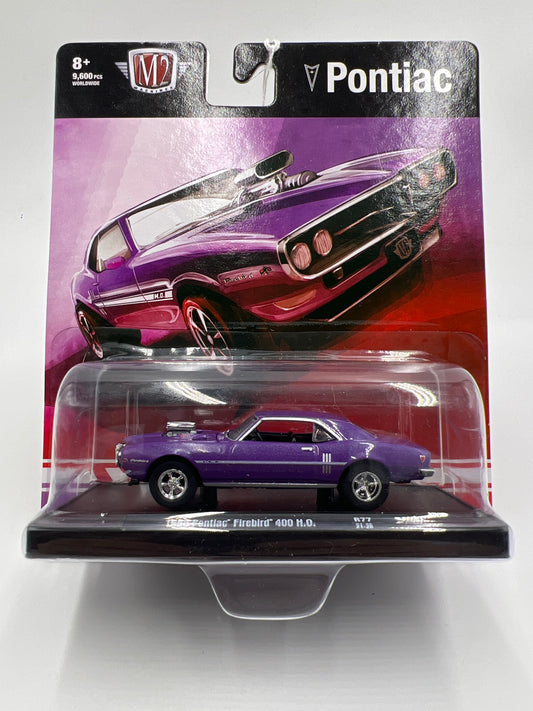 M2 Machines Auto-Drivers 1968 Pontiac Firebird 400 H.O. Purple R77 188P