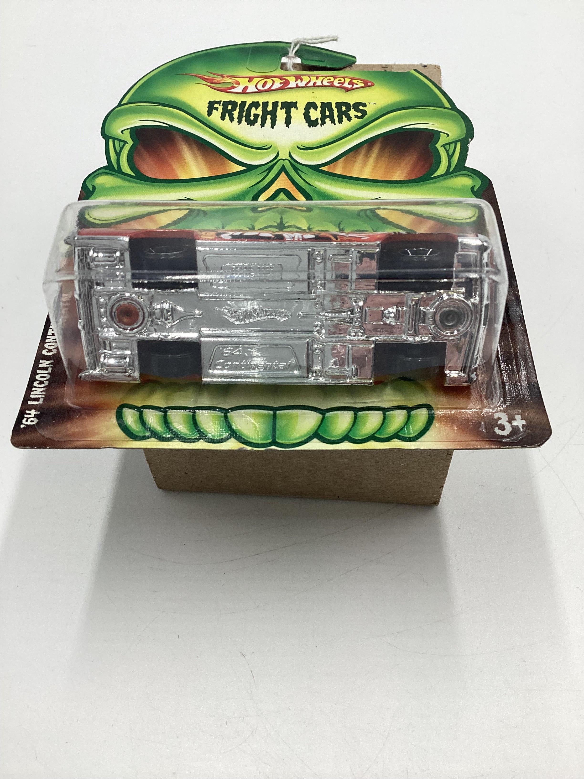 2008 Hot Wheels Fright Cars 64 Lincoln Continental Orange 154H