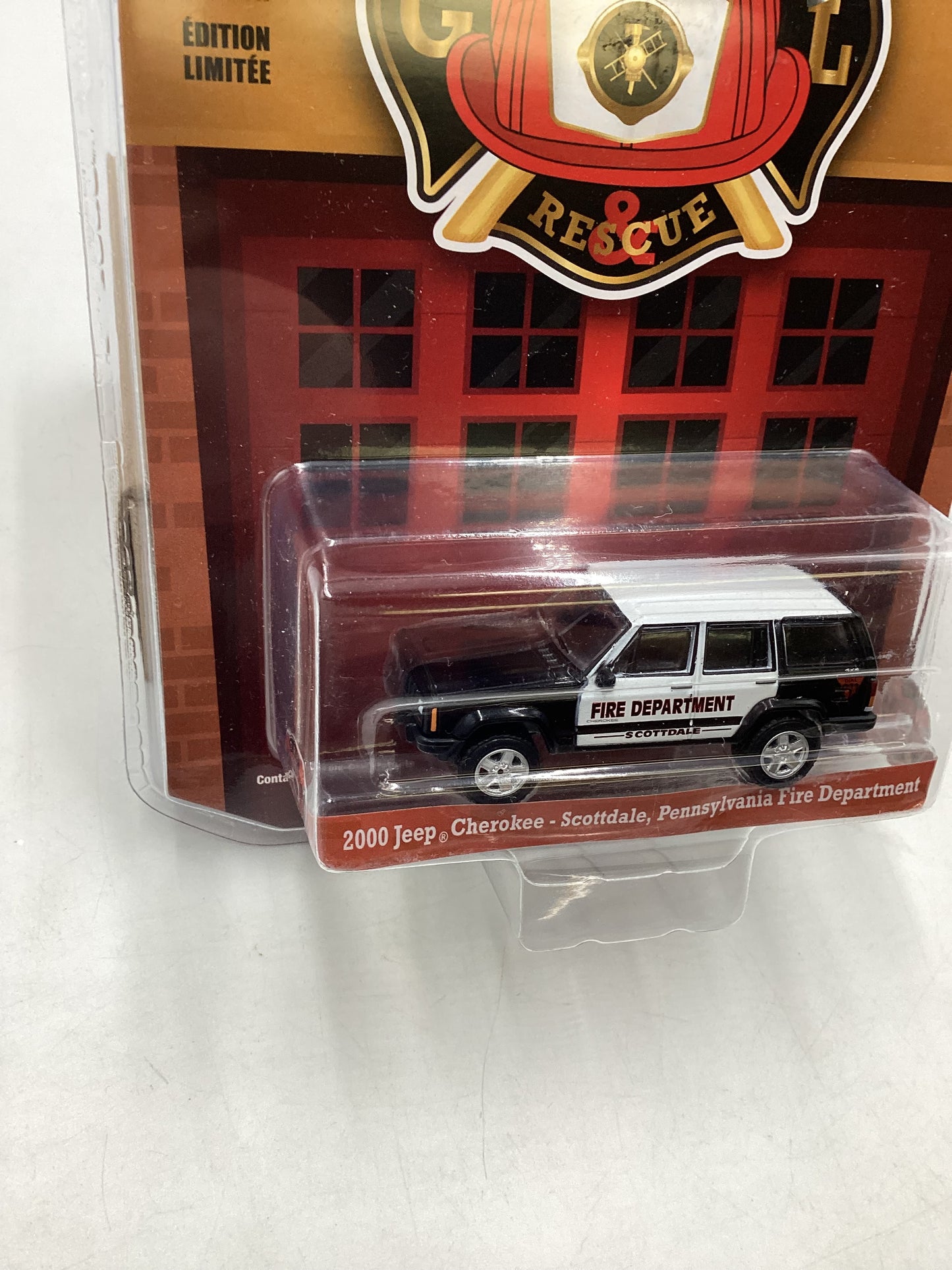 Greenlight Fire and Rescue Series 2 2000 Jeep Cherokee Scottsdale PA Fire Department 178H