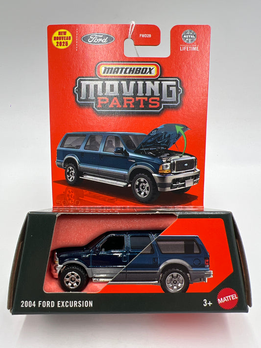 2025 Matchbox Moving Parts #50 2004 Ford Excursion Blue