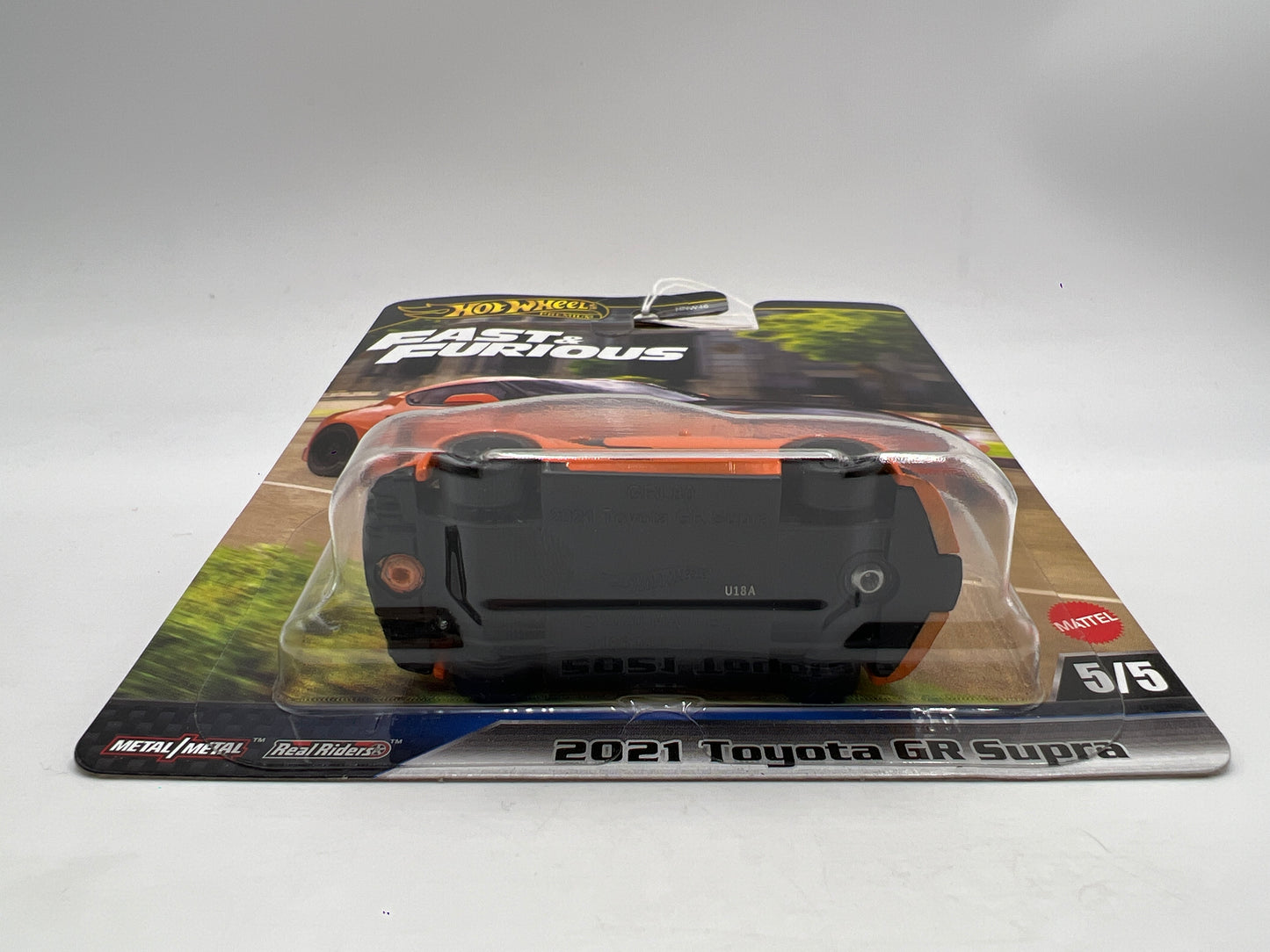 2025 Hot Wheels Premium Fast & Furious #5 2021 Toyota GR Supra Orange 247E