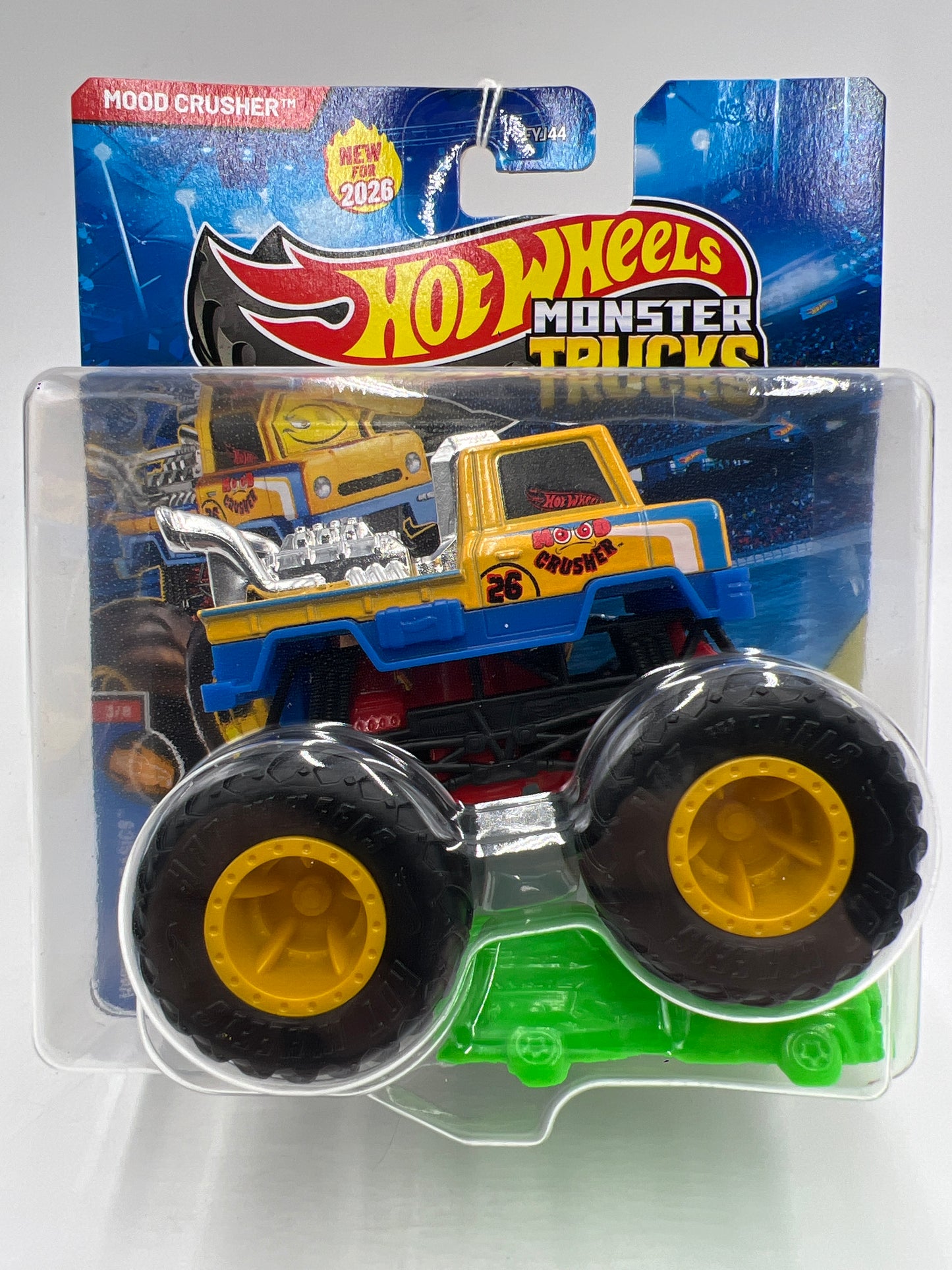 2026 Hot Wheels Monster Trucks Back To Basics #3 Mood Crusher 125G