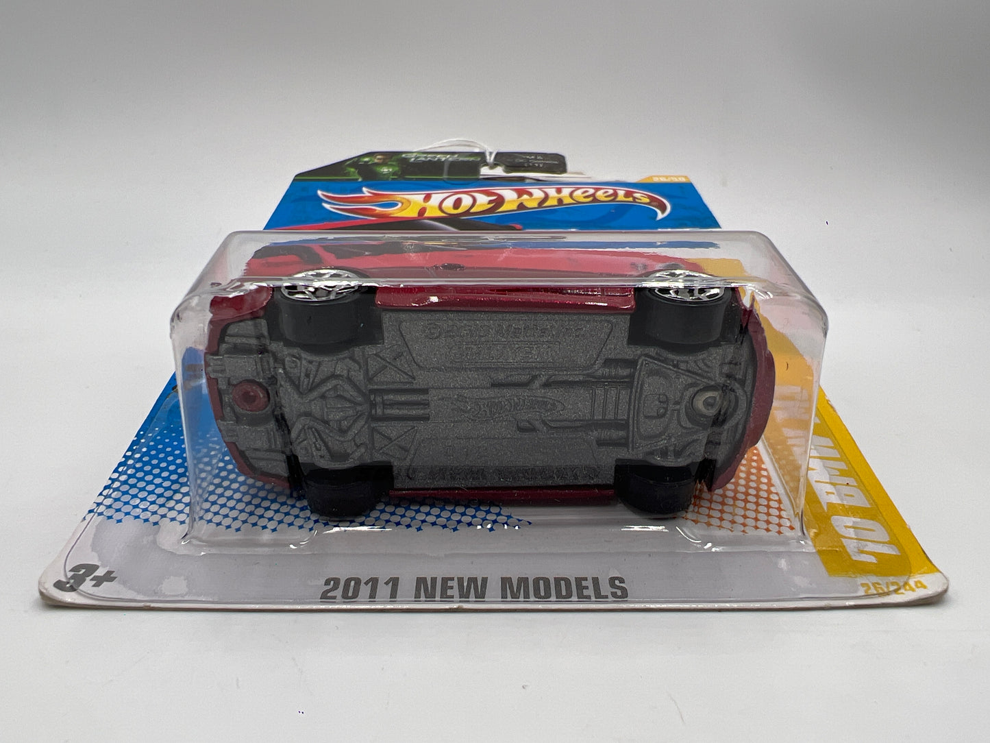 2011 Hot Wheels New Models #26 10 BMW M3 Red Green Lantern Card SR