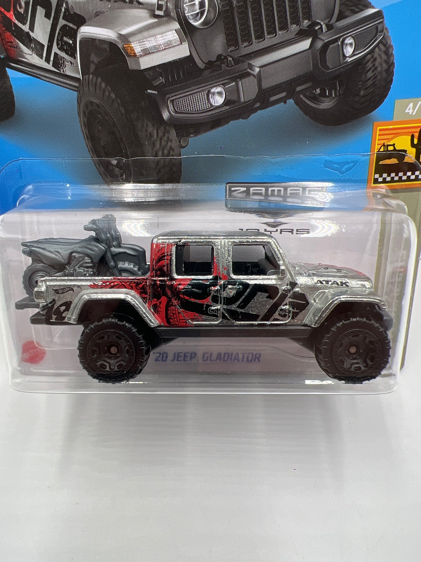 2022 Hot Wheels Walmart Exclusive Zamac 2 #26 20 Jeep Gladiator Borla 145B