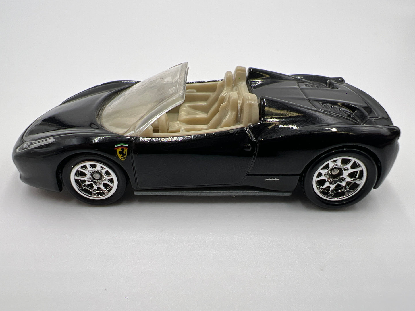 Hot Wheels Ferrari 458 Spider Black Loose CUSTOM