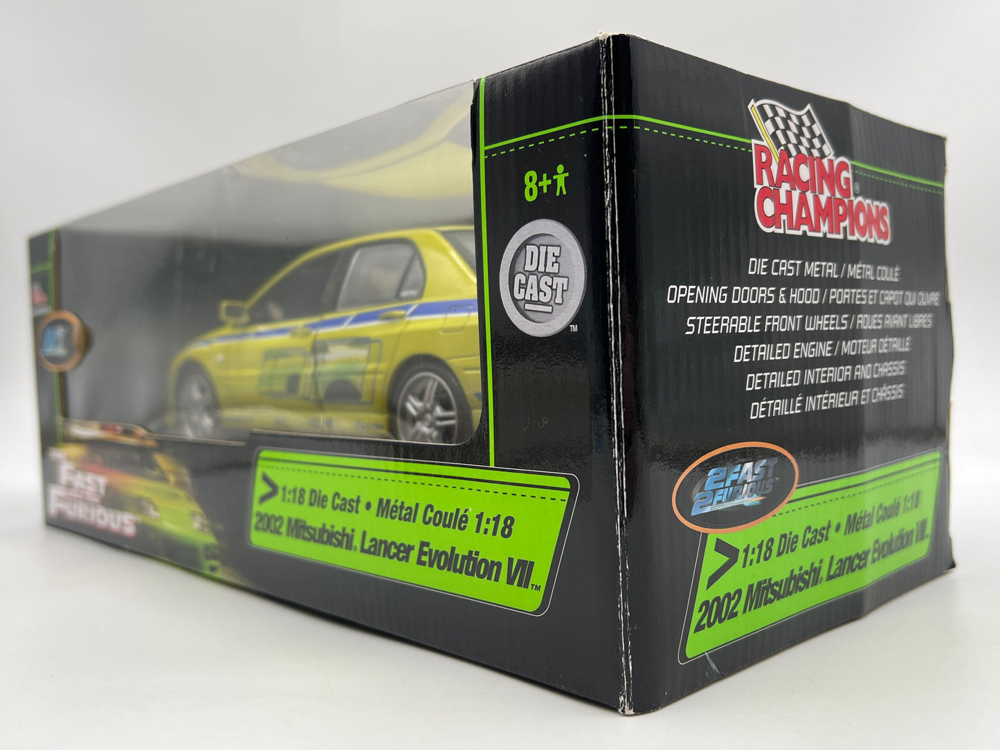 Racing Champions 1/18 Fast & Furious 2002 Mitsubishi Lancer Evolution VII VHTF