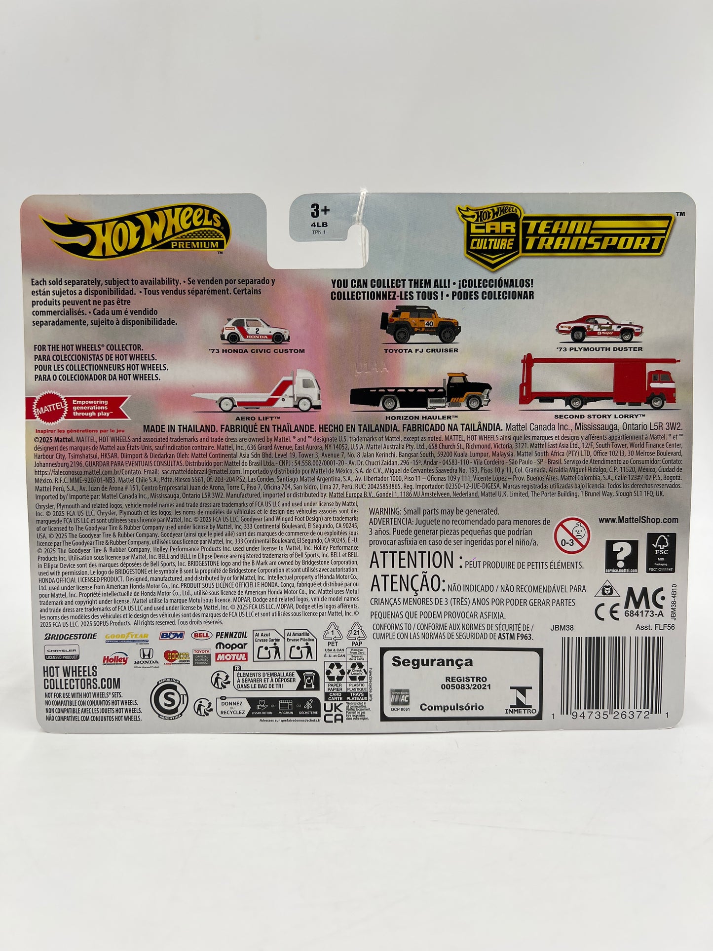 2025 Hot Wheels Car Culture Team Transport #82 73 Plymouth Duster & Second Story Lorry 280H