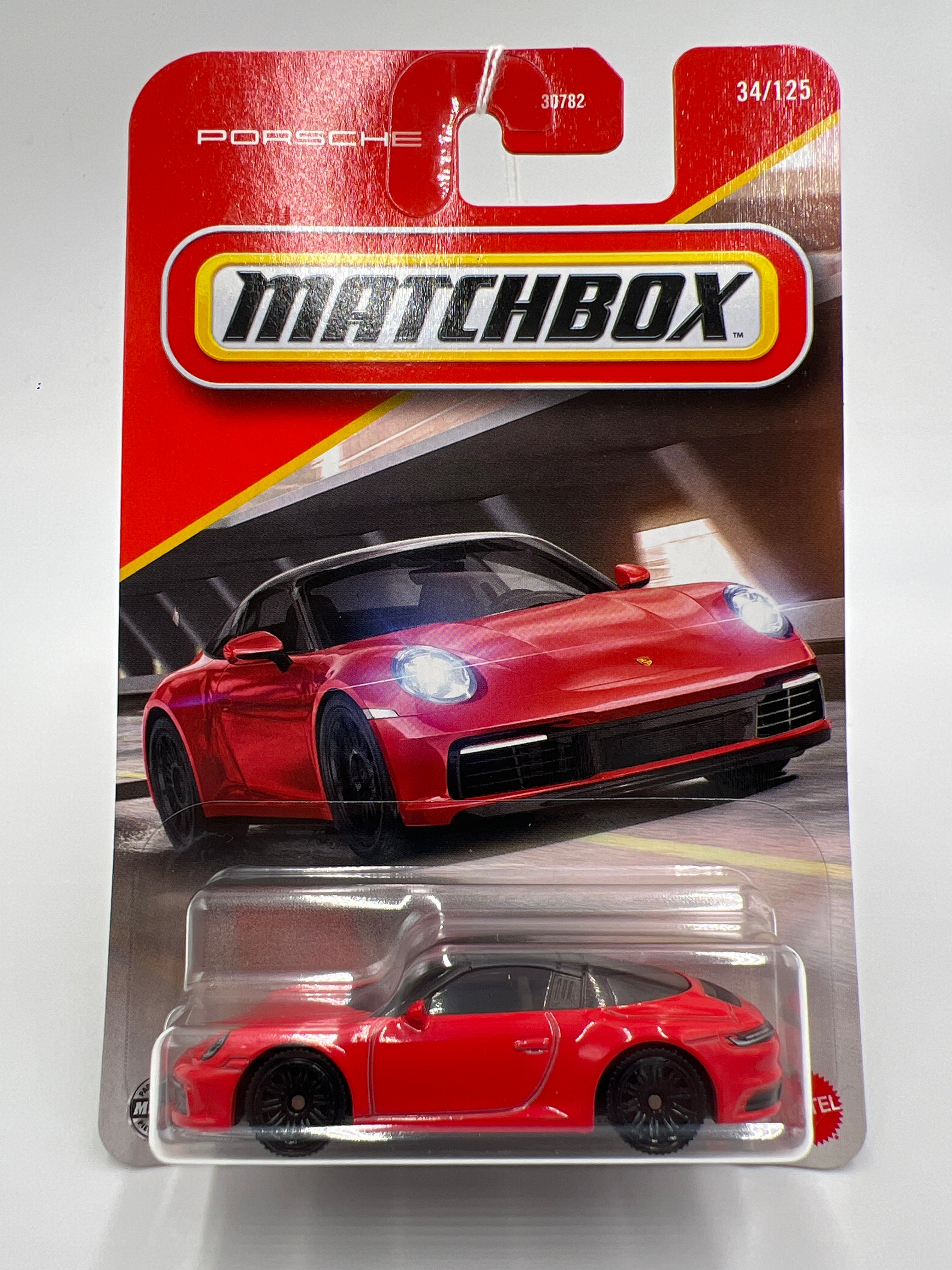 2025 Matchbox #34 Porsche 911 Targa Red 216J – carolinasdiecast