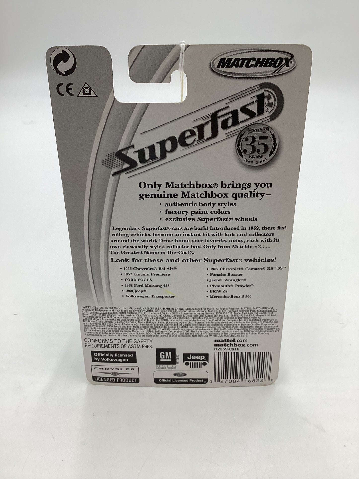 Matchbox 2004 Superfast #60 Mercedes Benz S 500 White 172A