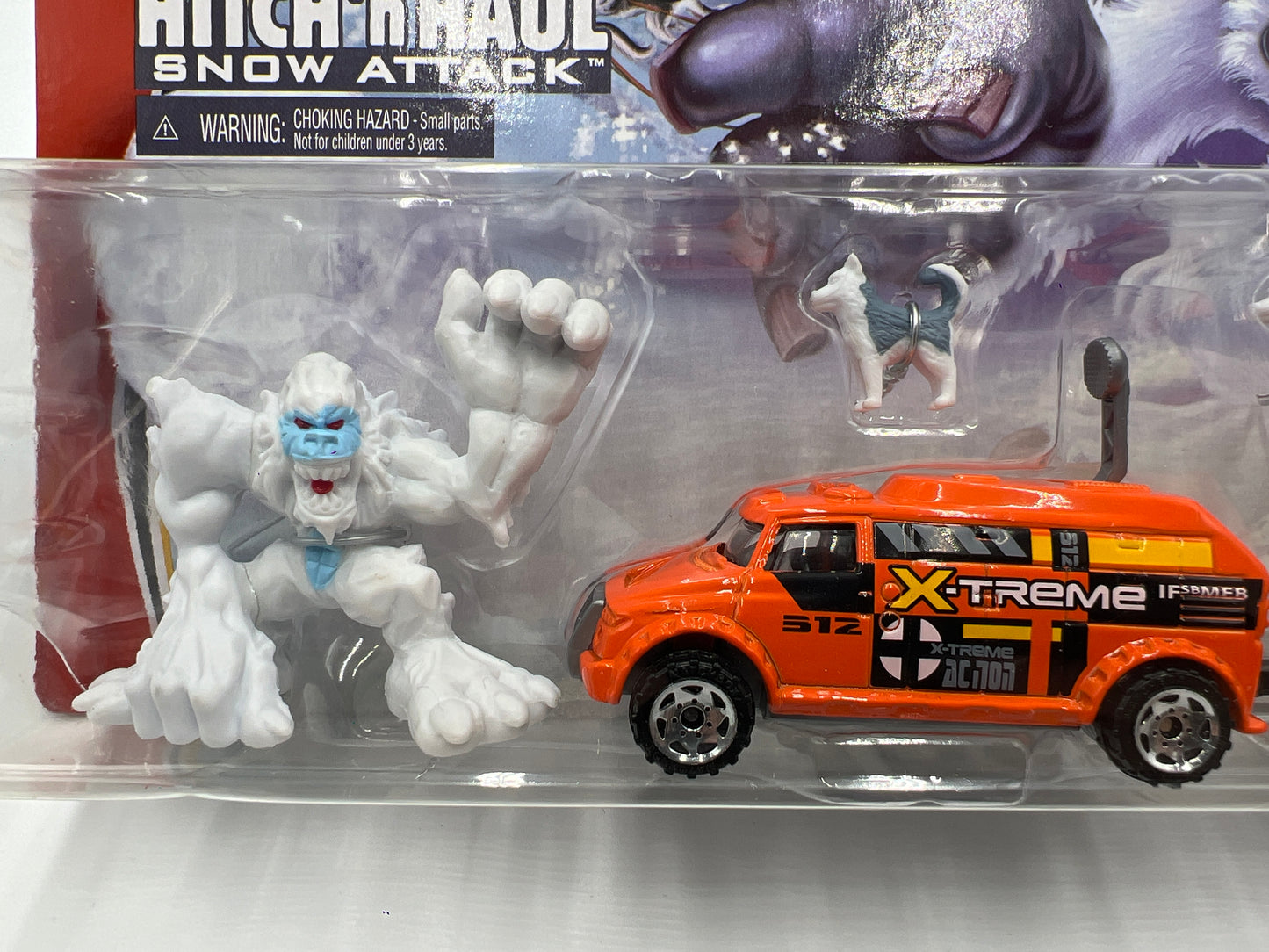 Matchbox Hitch N Haul Snow Attack Snow Truck & Snowmobile