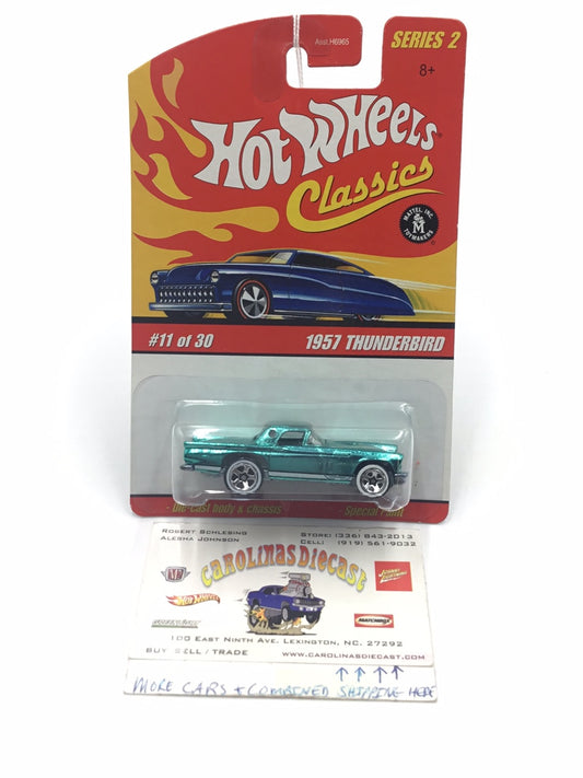 Hot wheels classics series 2 #11 1957 Thunderbird CC8
