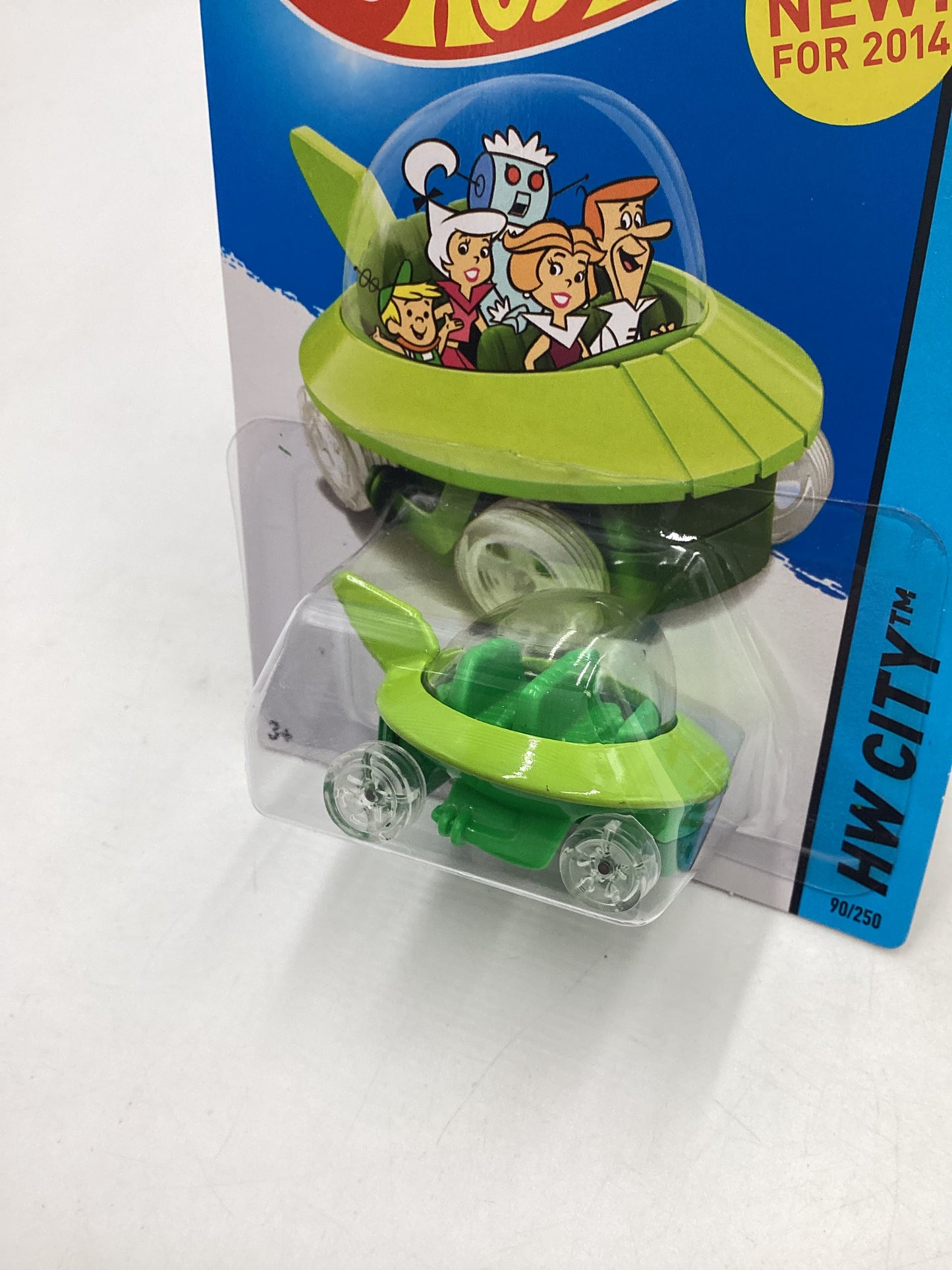 2014 HW City #90 The Jetsons Capsule car 121F