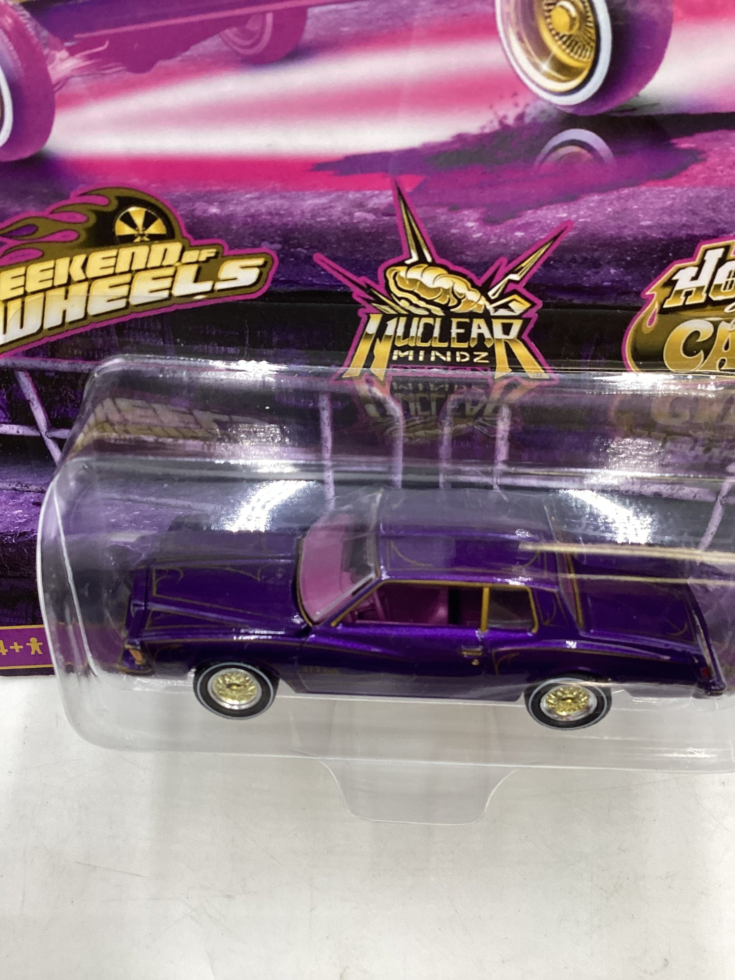 Johnny lightning x HOC Weekend of wheels Exclusive 78 Chevy Monte Carlo Lowrider Purple 231A